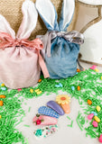 Easter Magic- baby clip set in velvet gift bag