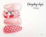 Everyday Baby nonslip clip sets : Pinks