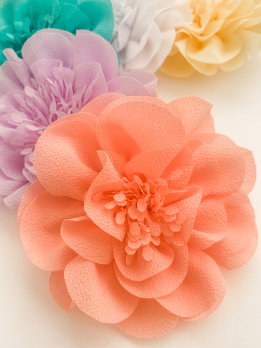 Big Blooms- clips or headbands