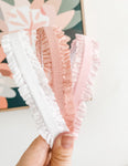 Ruffles solid headband- 6 colours to choose from