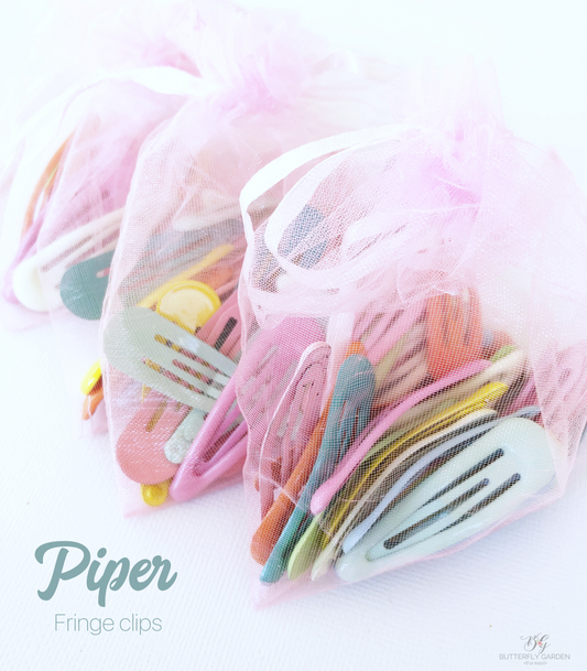 Piper - set of 20 Fringe clips