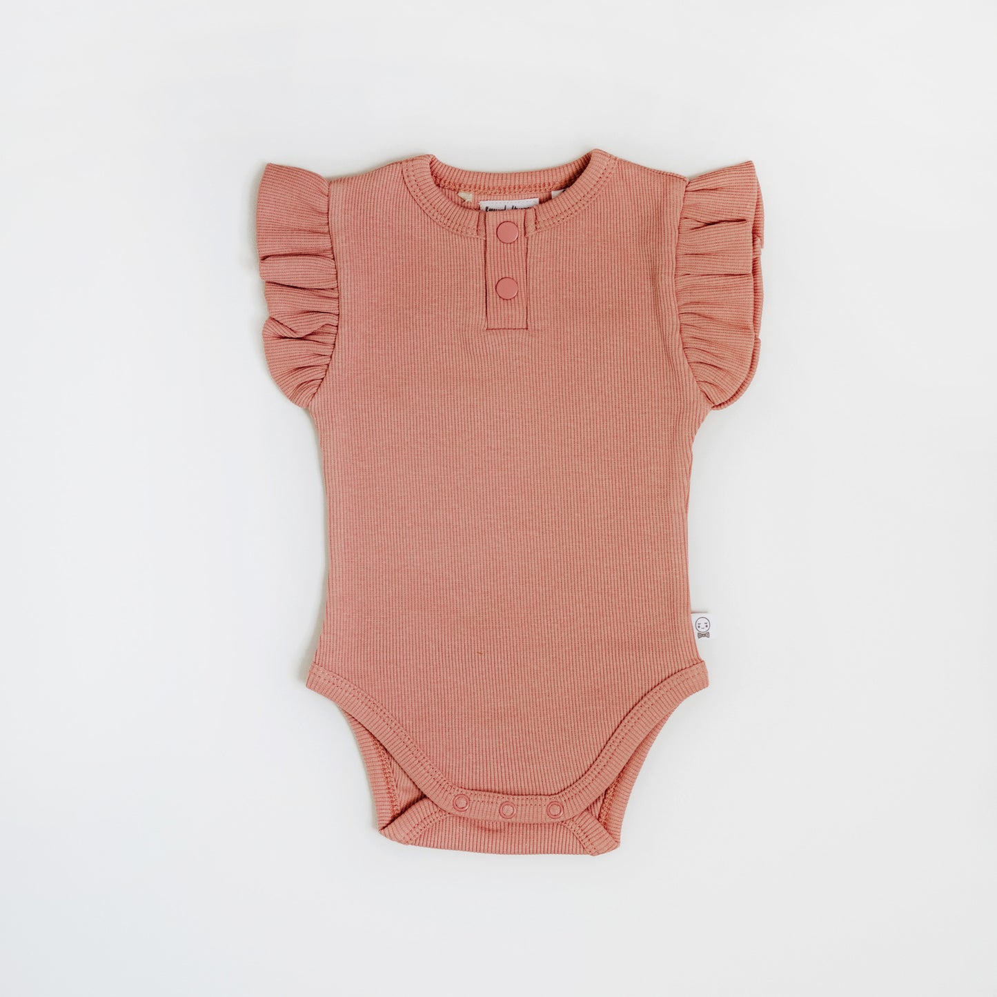 Rose Pink Short Sleeve Bodysuit