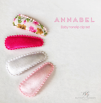 Annabel set of 4 Baby nonslip clips