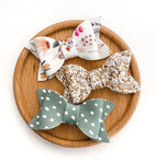 Enchanted Forest bows -    baby nonslip clip trio