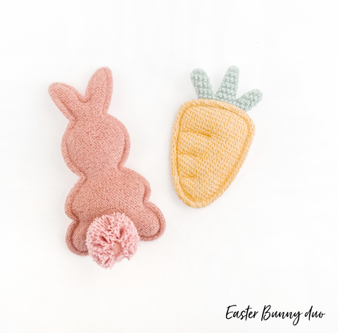 Easter Bunny duo- Baby or Girls clips