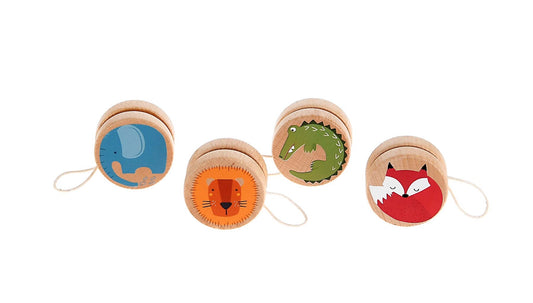 Wooden jungle animal yoyo