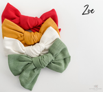 Zoe Bows- 11 colours to choose from!