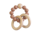 Alimrose Beechwood Teether rings- New Colour -Cinnamon