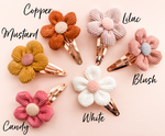 Clara snap clips- 6 sweet colours to choose from!