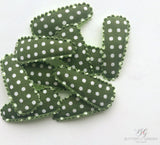 Baby Essentials duo- Olive dots nonslip clips